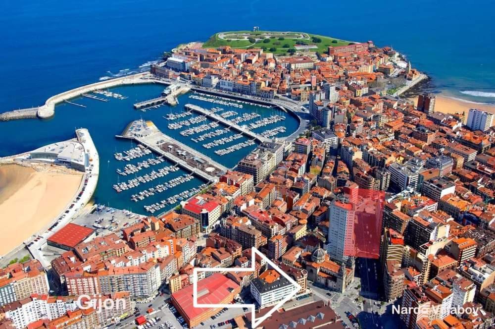 Puerto Deportivo Centro - Wifi Apartment Gijon Luaran gambar